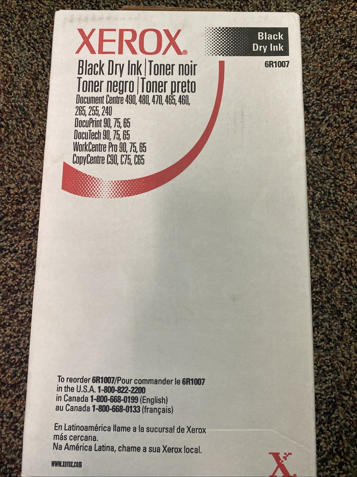Genuine Black Toner 6R1007