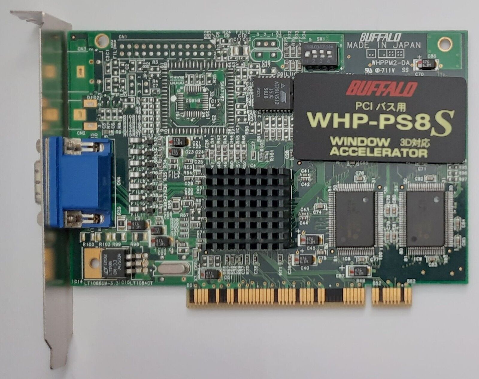 Melco Buffalo WHP-PS8S PCI (3D Labs Permedia 2, 8MB, Retro, 1998) Graphics Card
