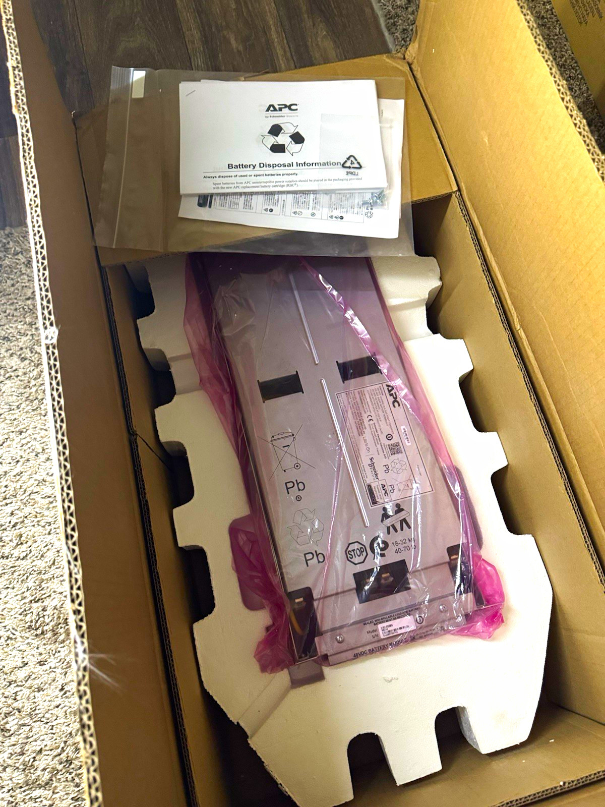 APC RBC43 Replacement Battery Cartridge Pack