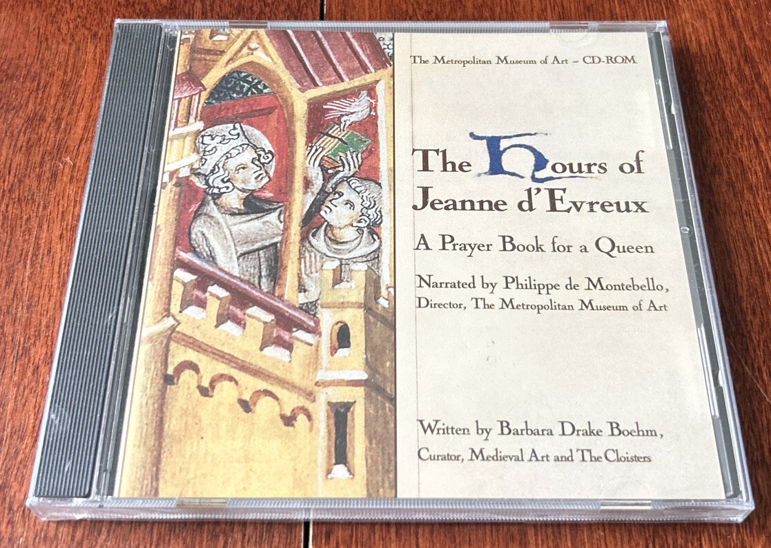 The Hours Of Jeanne d'Evreux: A Prayer Book For A Queen PC MAC CD-ROM NEW SEALED