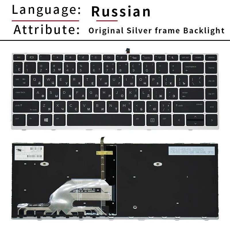 Laptop Keyboard US Standard Compatible CE Certified Replacement