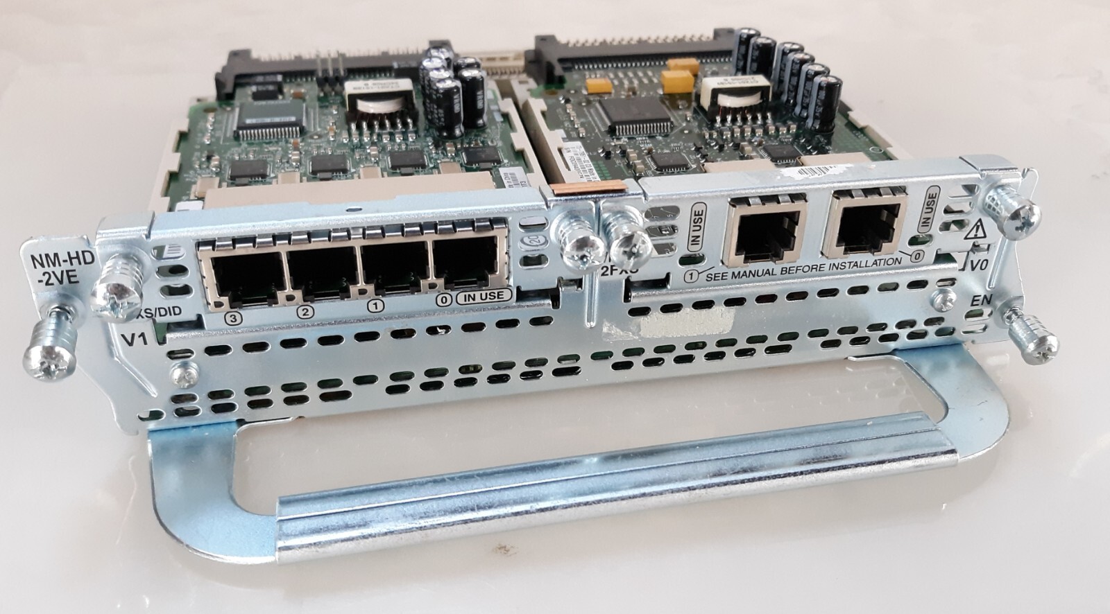 Cisco NM-HD-2VE Enhanced Voice/Fax Network Module w/ VIC-4FXS/DID+VIC2-FXS