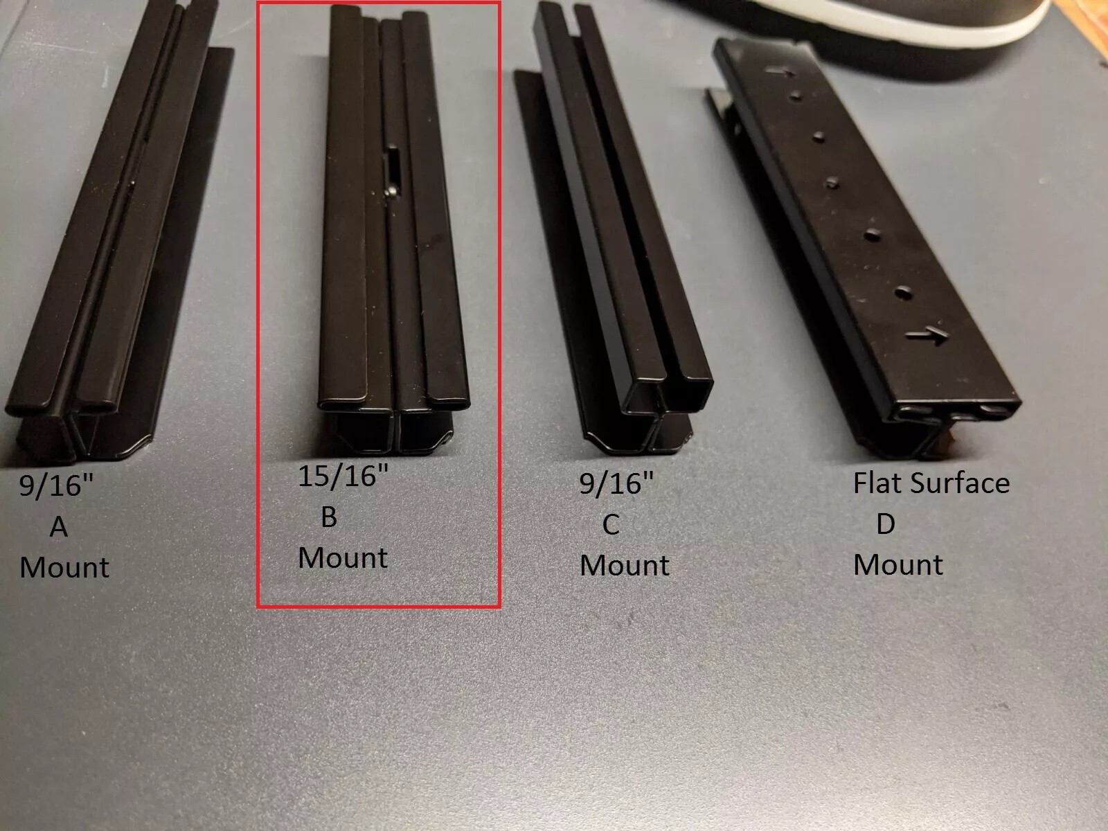 HPE Aruba AP-MNT-B  15/16" ceiling rail mount R3J16A for AP 5xx & 6xx series