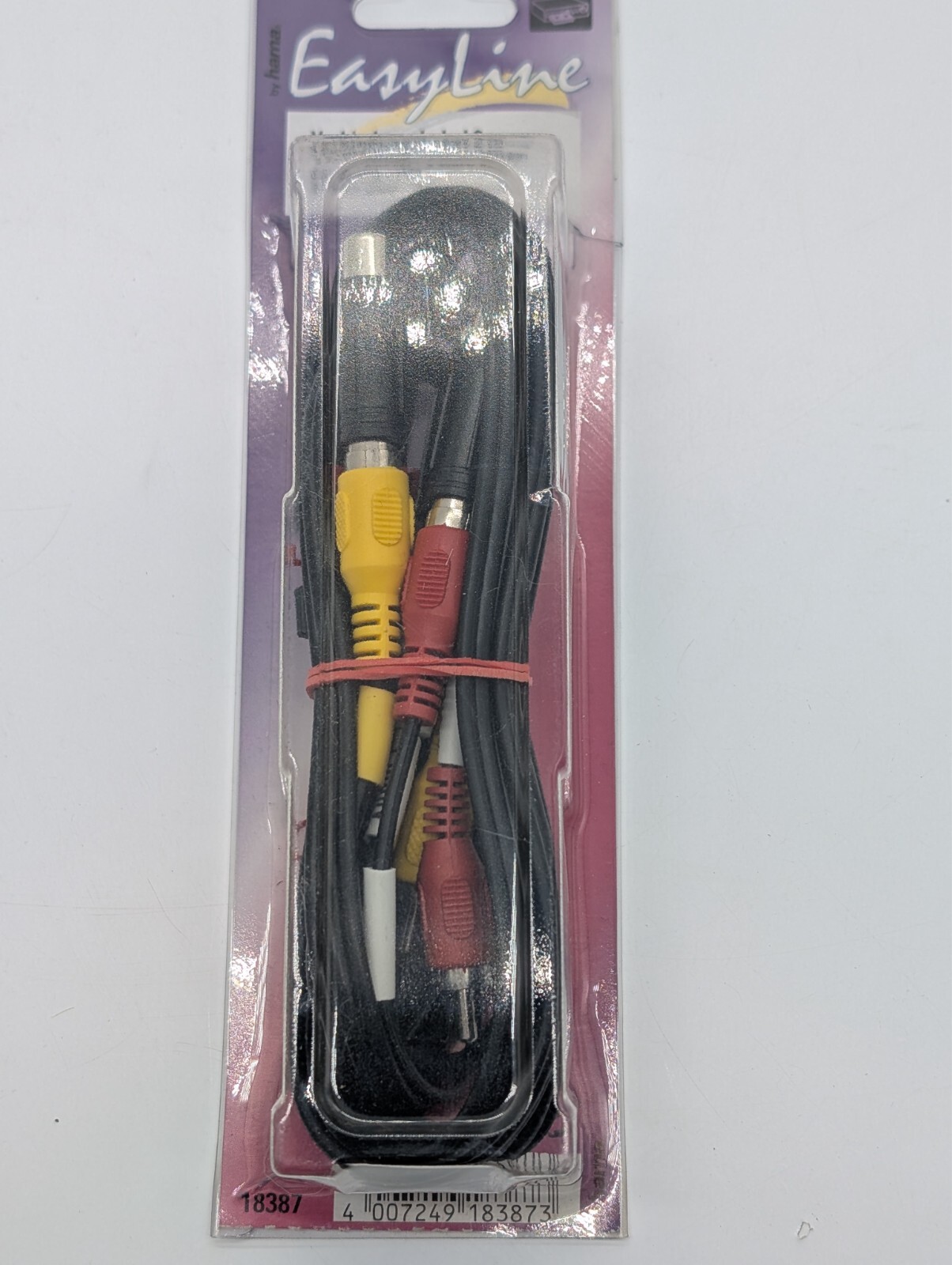 hama easy line connection cable 3 RCA plug 2m ⭐NEW