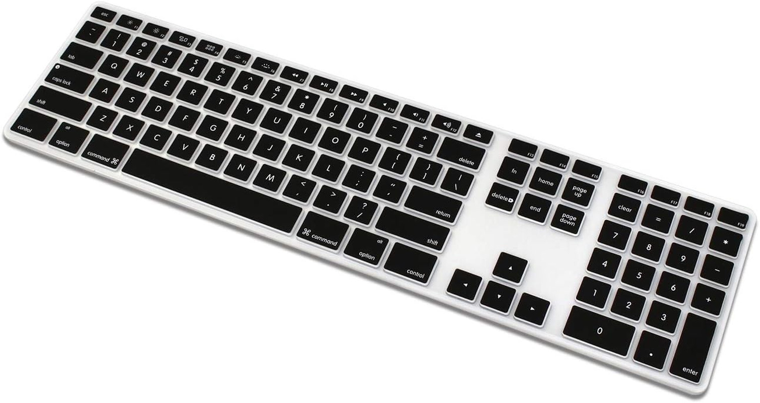 Keyboard Cover Skin for Wired USB Keyboard with Numeric Keypad Ultra