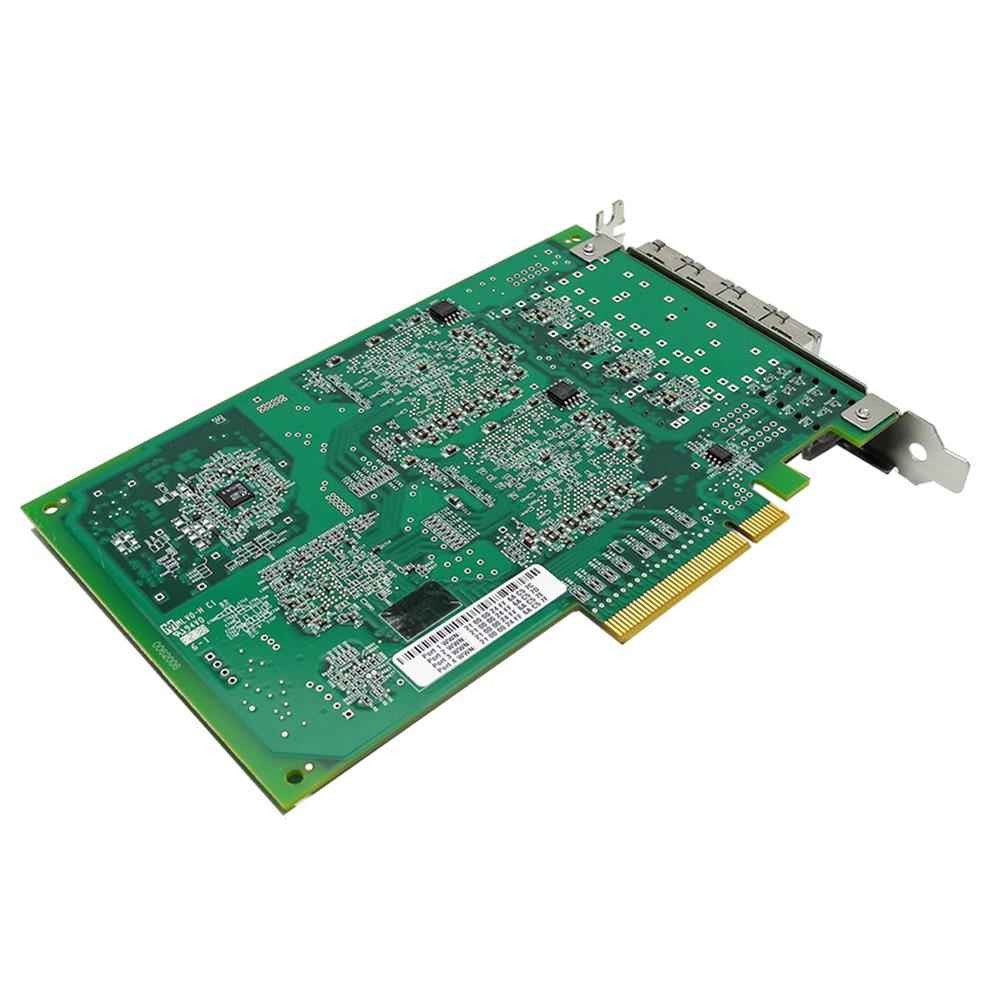 QLogic QLE2564-NAP FC Quad Port 8Gb PCIe x8 Network Adapter NA 111-00481+B0 FP