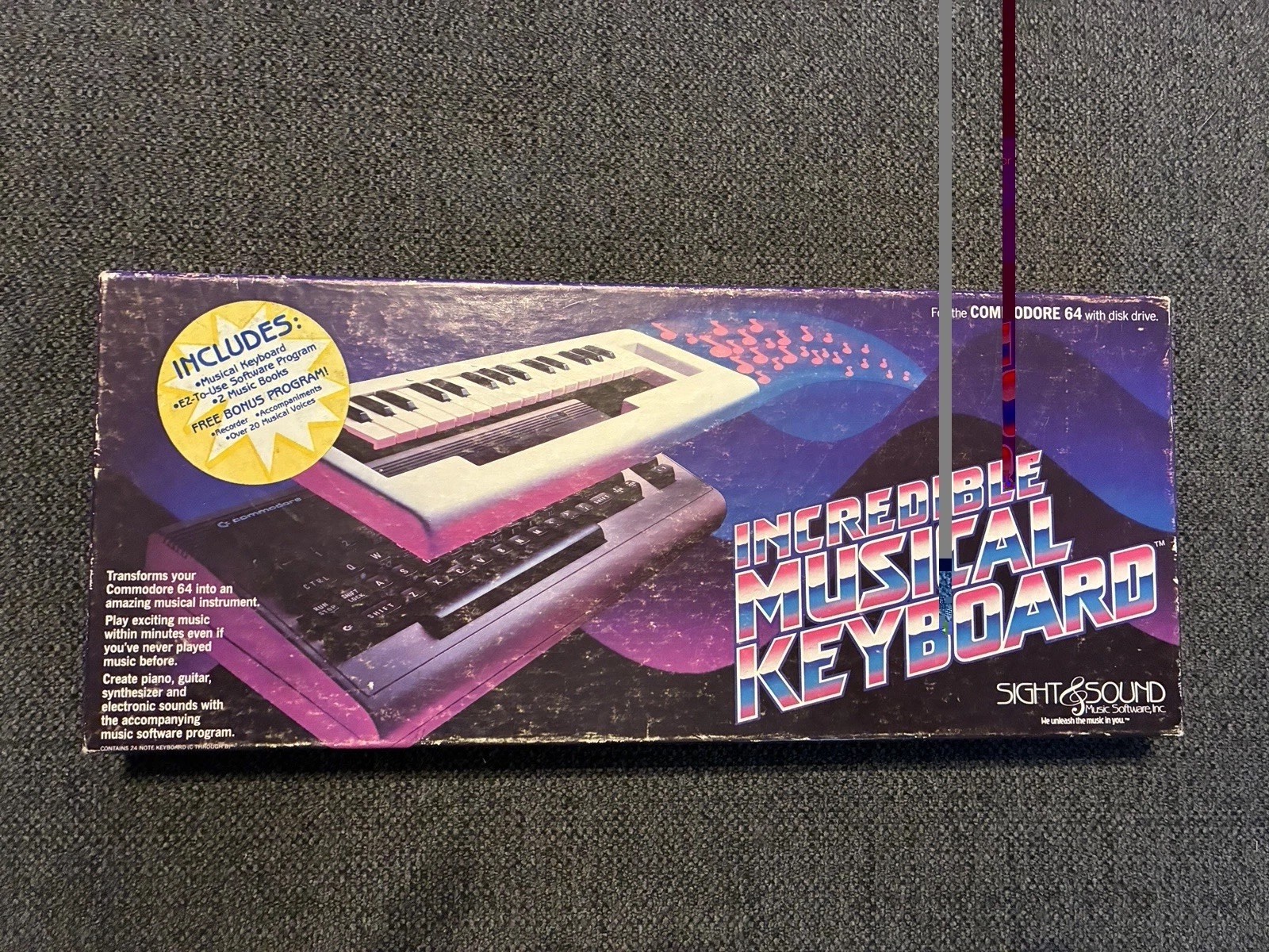 Increadible Musical Keyboard For Commodor 64