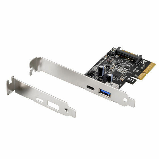 Silverstone SST-ECU03 Low Profile 1 x USB3.1 (A), 1 x USB3.1(C), PCI-E Gen2.0 x2
