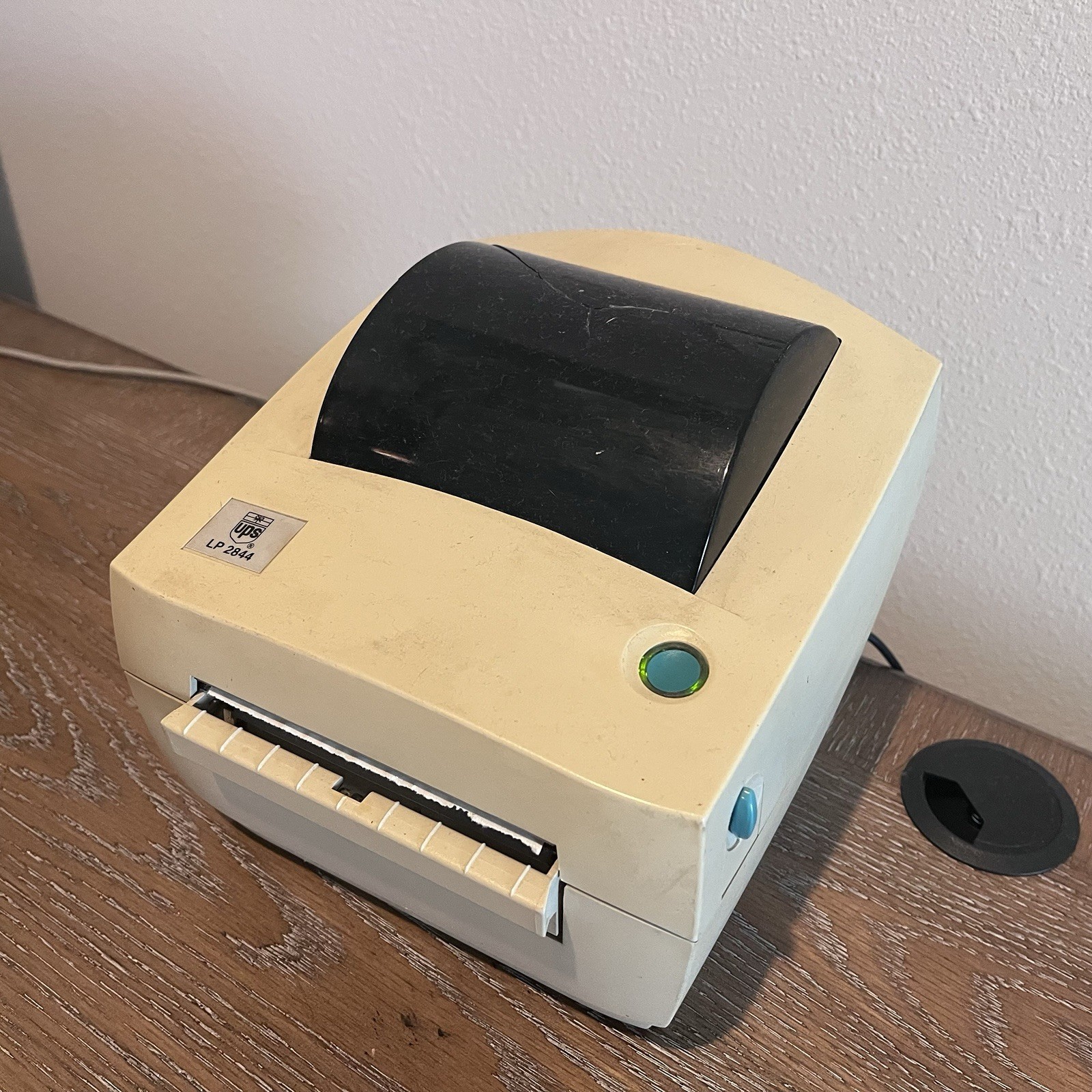 Zebra LP2844 Direct Thermal Shipping Label Receipt Printer W/ Power Cable + USB