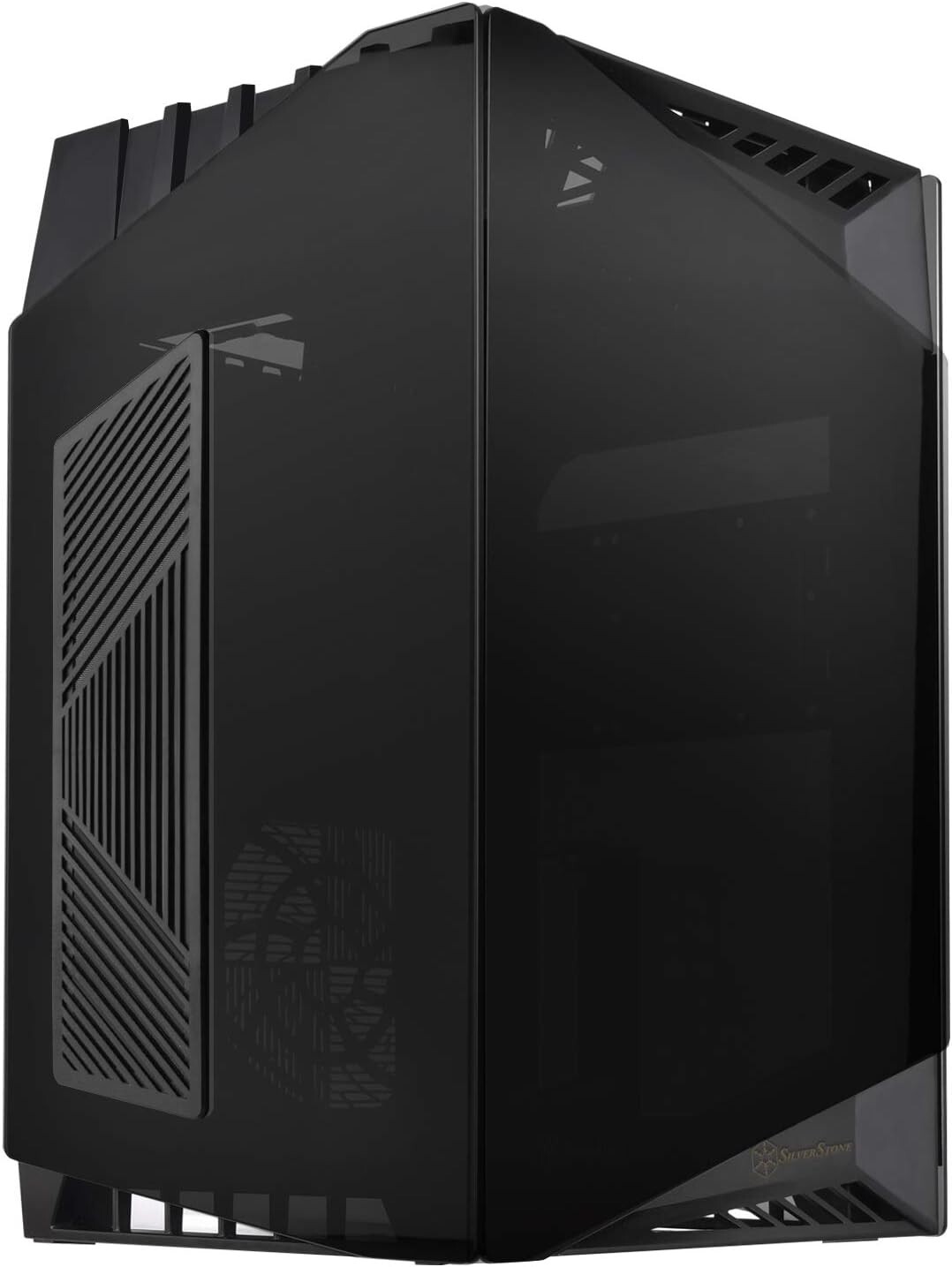 SilverStone Technology LD03B-AF Airflow Version Mini-ITX Case Four Side Tempered