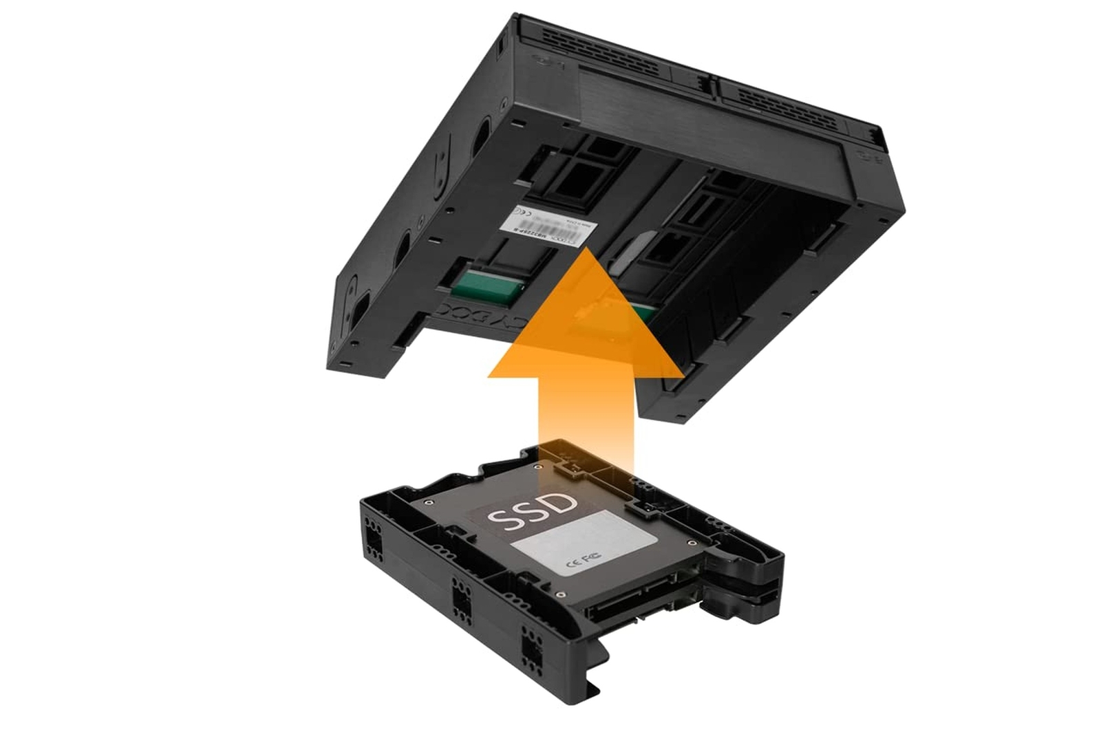 ICY DOCK ExpressCage MB322SP-B + EZ-Fit Lite MB290SP-B 4 Bay SSD Enclosure Bu...