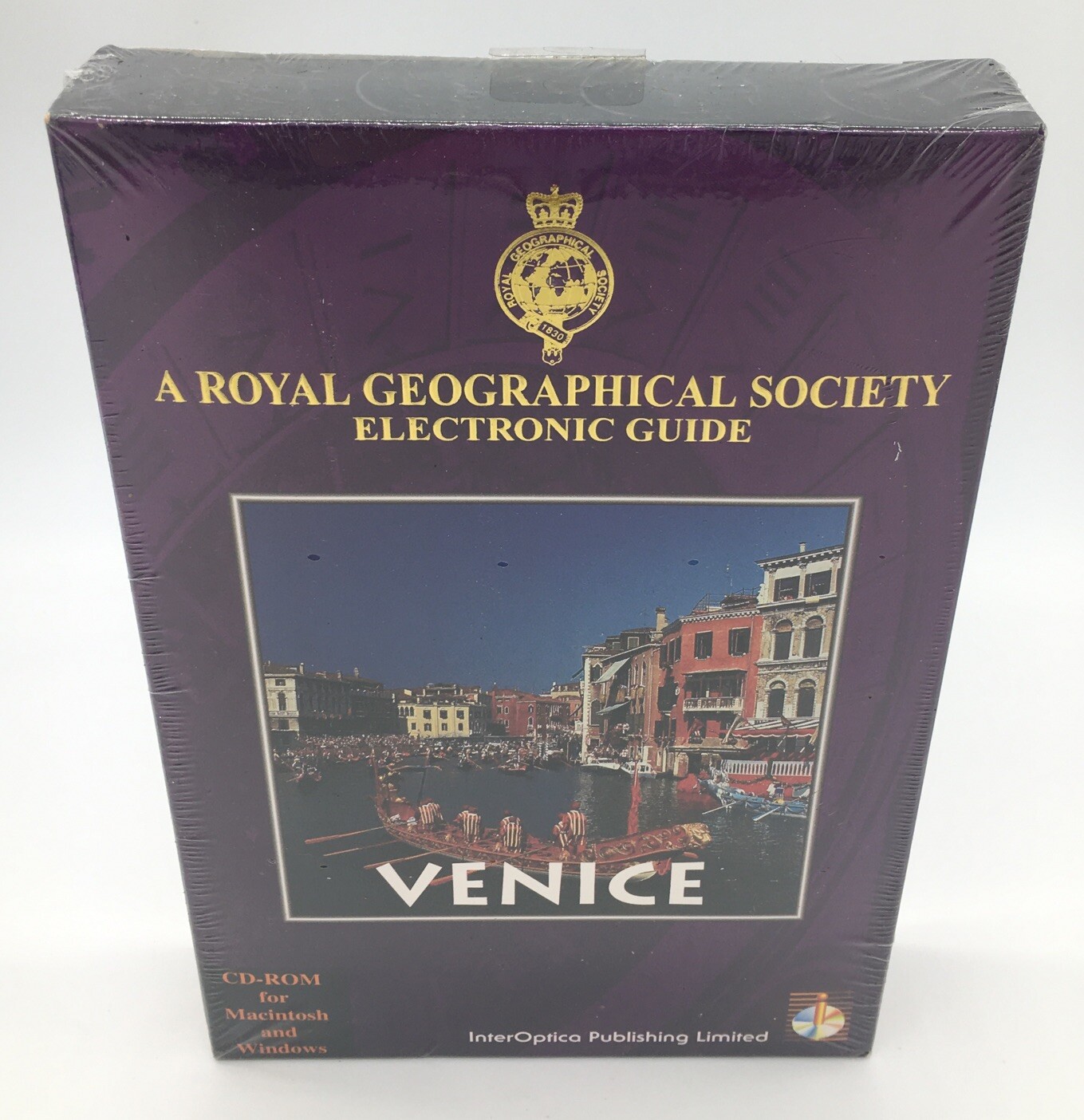 A Royal Geographical Society Electronically Guide CD-ROM Venice New Sealed