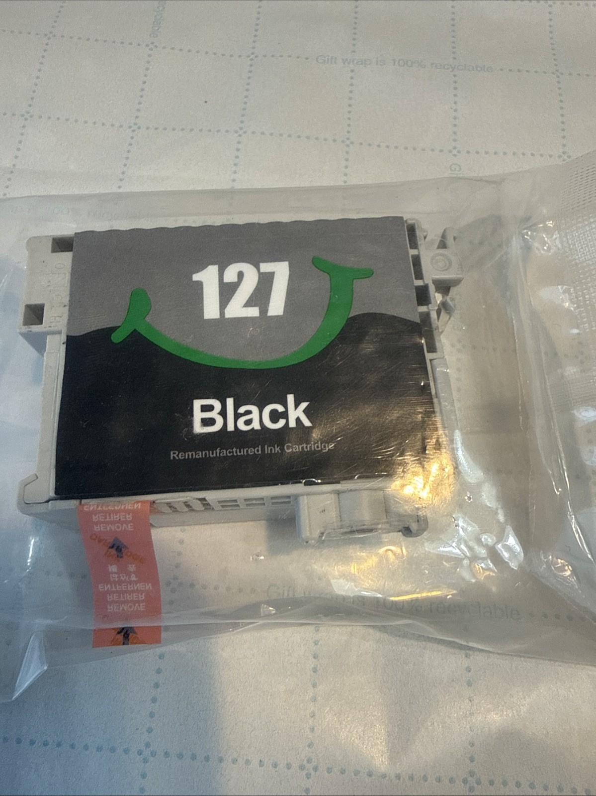 EZInk 127 Black Ink Cartridge Compatible Replacement New Exp Unknown