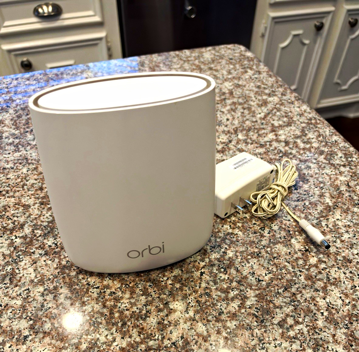 NETGEAR Orbi Satellite RBS20 Dual-Band WiFi Extender White w/ Power Adapter