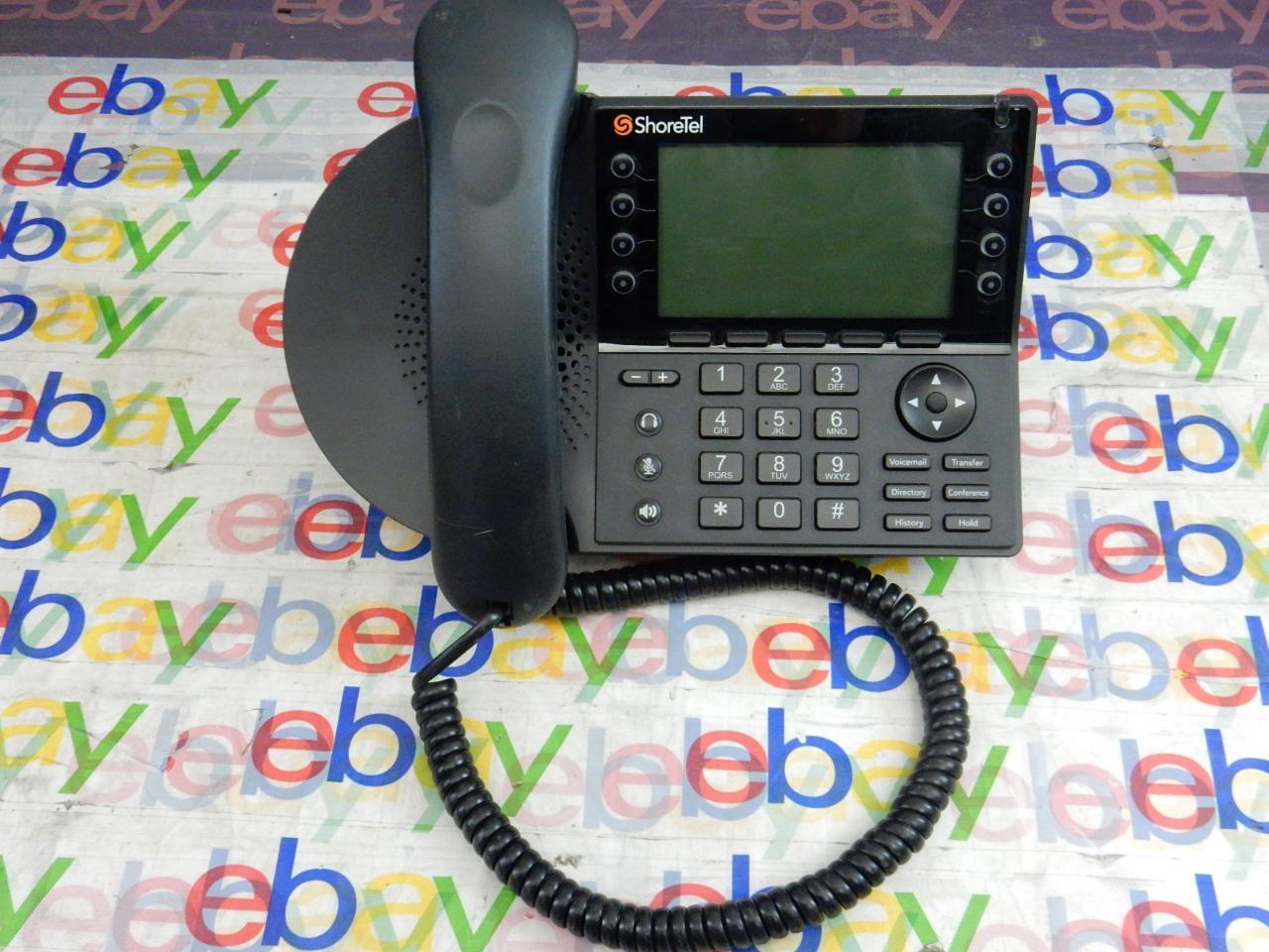 ShoreTel IP480 8 Line Speaker Phone POE IP Based Phone