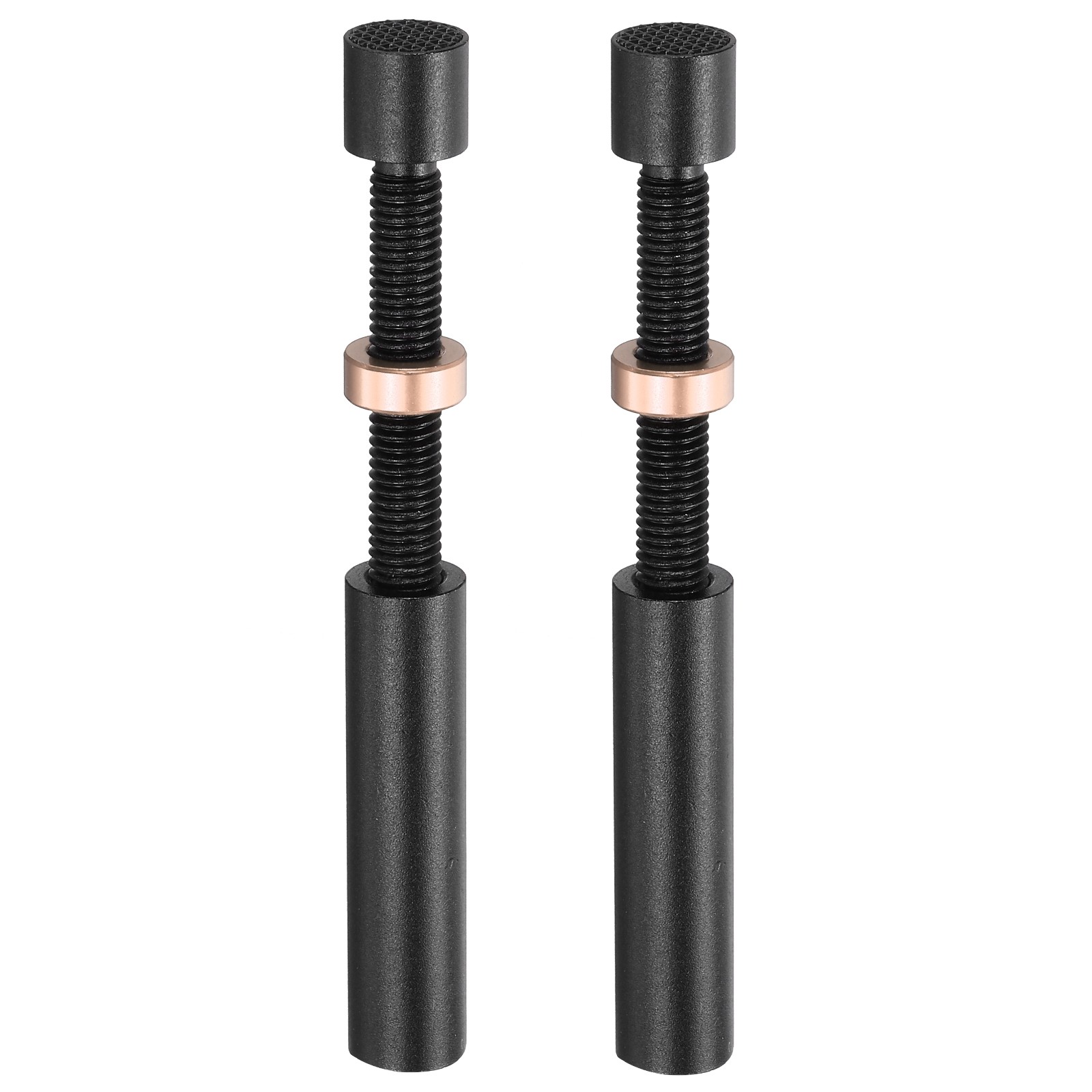 2Pcs Graphics Card Support,74-120mm Adjustable Height Aluminum Alloy Black, Gold