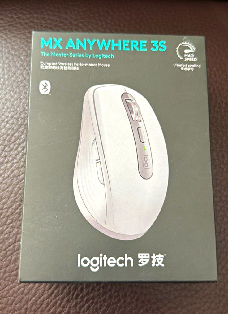 Logitech MX Anywhere 3S Compact Wireless Bluetooth Optical Mouse White 8000 DPI