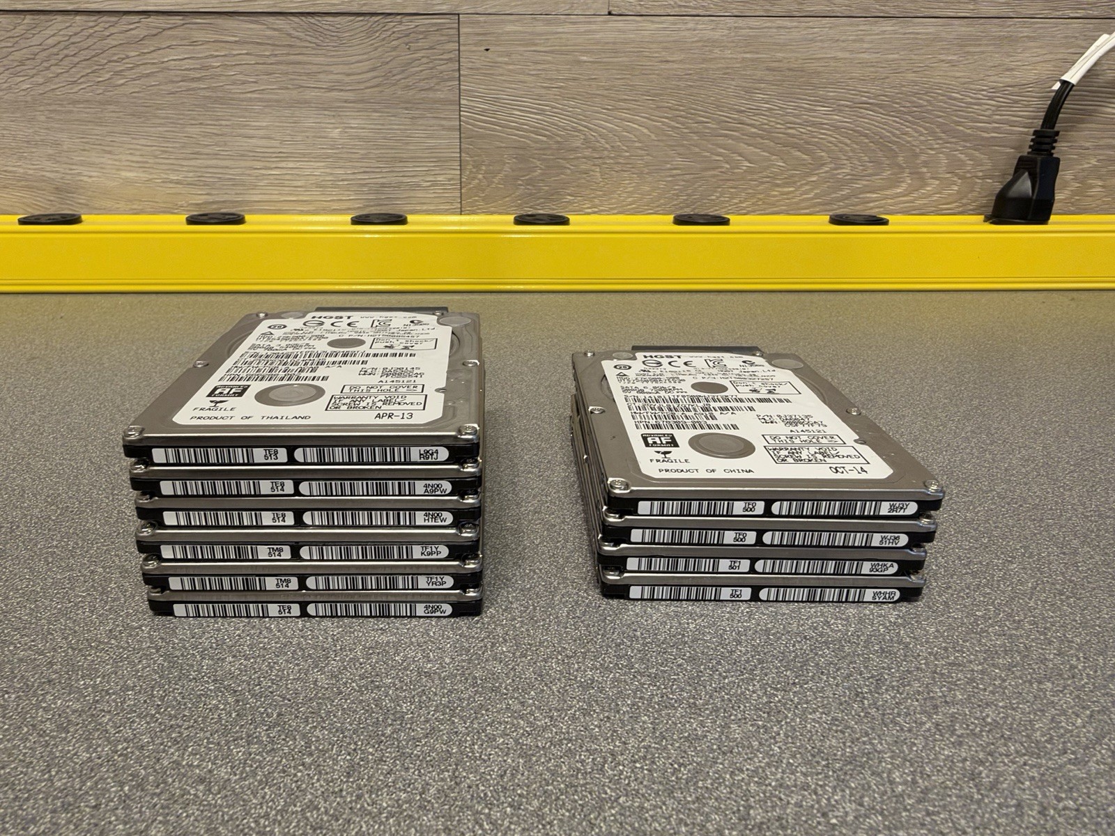 HGST 500GB Hard Drive SATA 7200RPM And 5400 RPM Lot Of 10