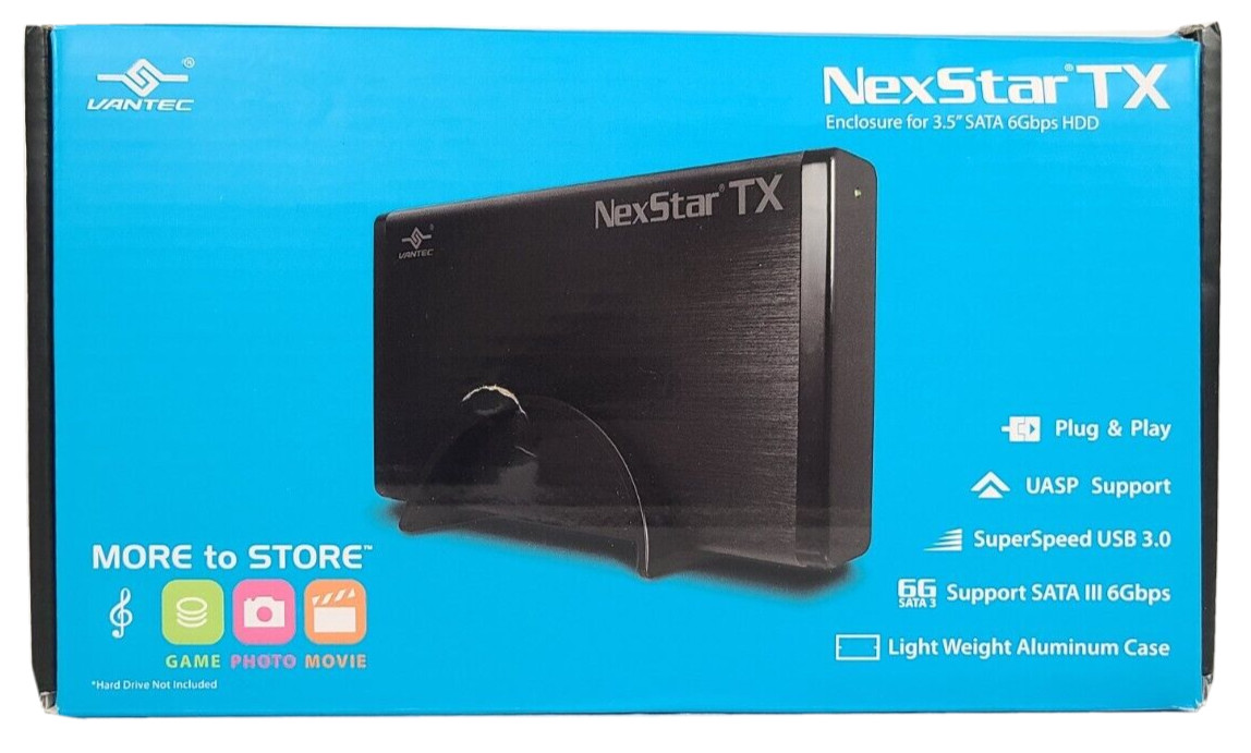 Vantec Nexstar TX Enclosure for 3.5' SATA 6Gbps HDD