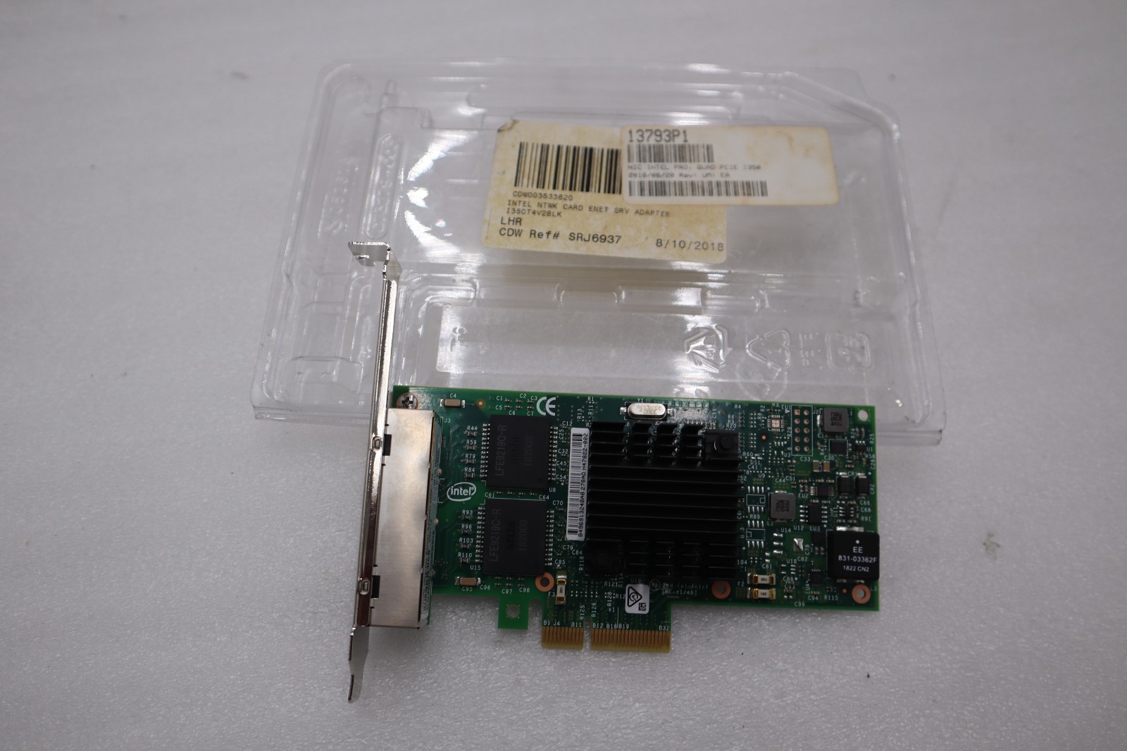 Intel I350-T4V2 I350-T4 PCI-E Quad Port RJ45 Gigabit Server Adapter STOCK H1035A