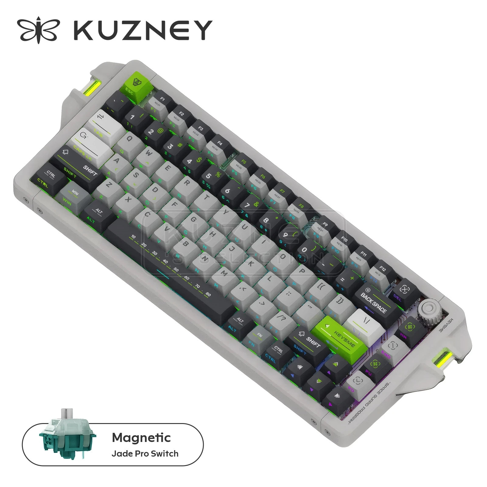 KEYSME AIM04 75% Mechanical Keyboard 3-Mode Bluetooth for Home Office & Gaming