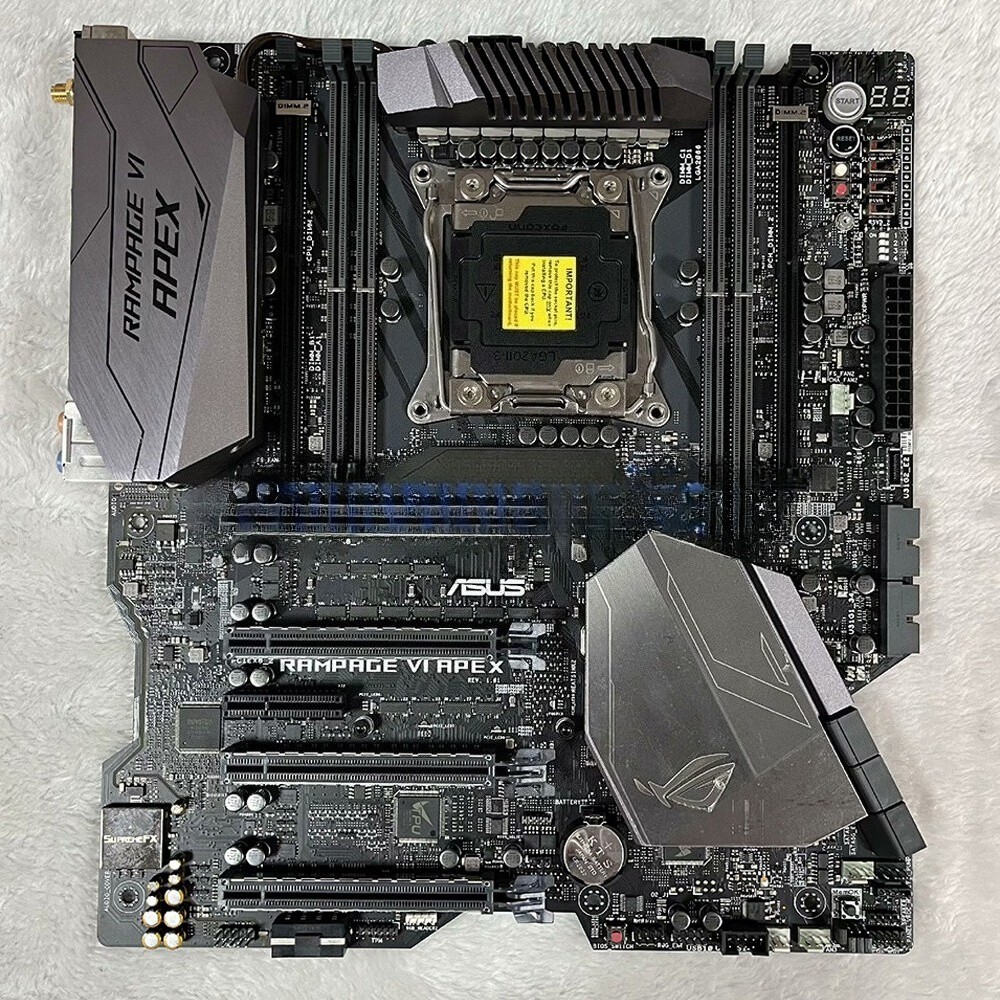 For ASUS ROG Rampage VI Apex Motherboard LGA2066 DDR4 E-ATX 100% Test Work