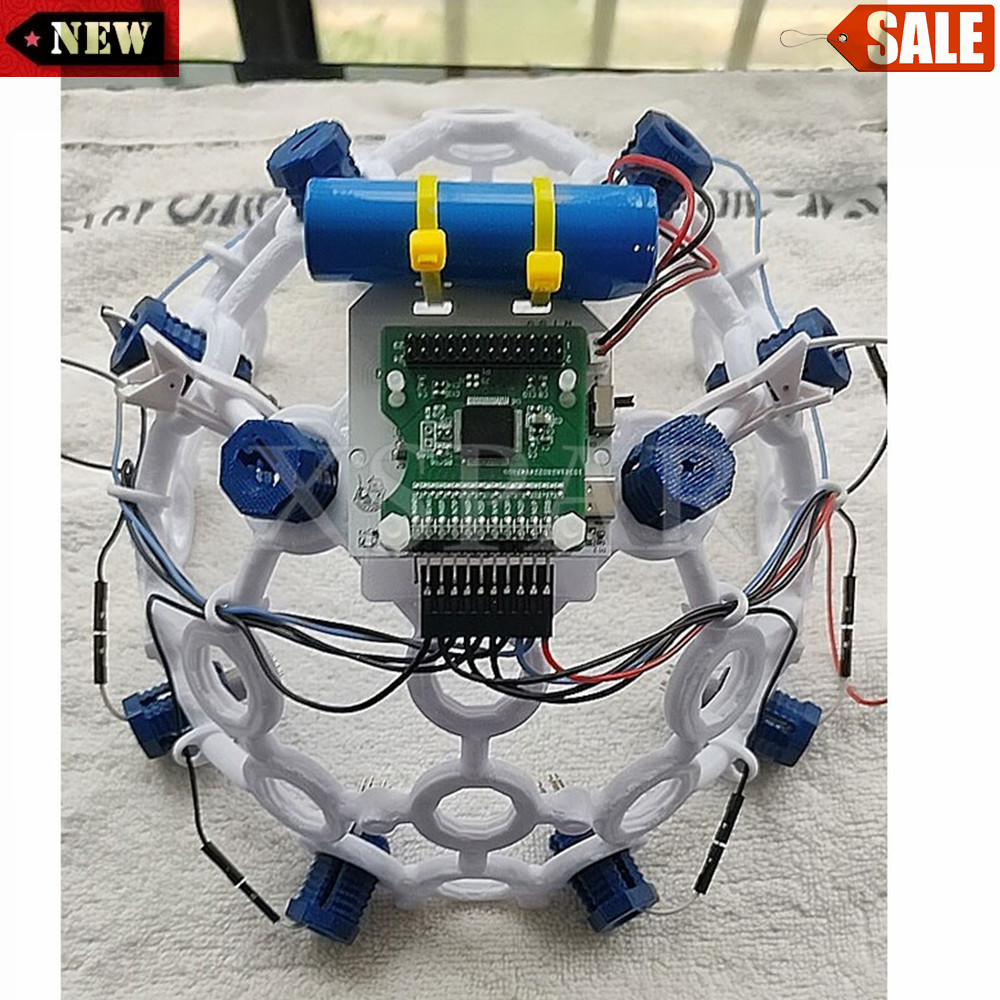 3D EEG Cap with DeepBCI Brain Computer Interface for Brain Signal Acquisition