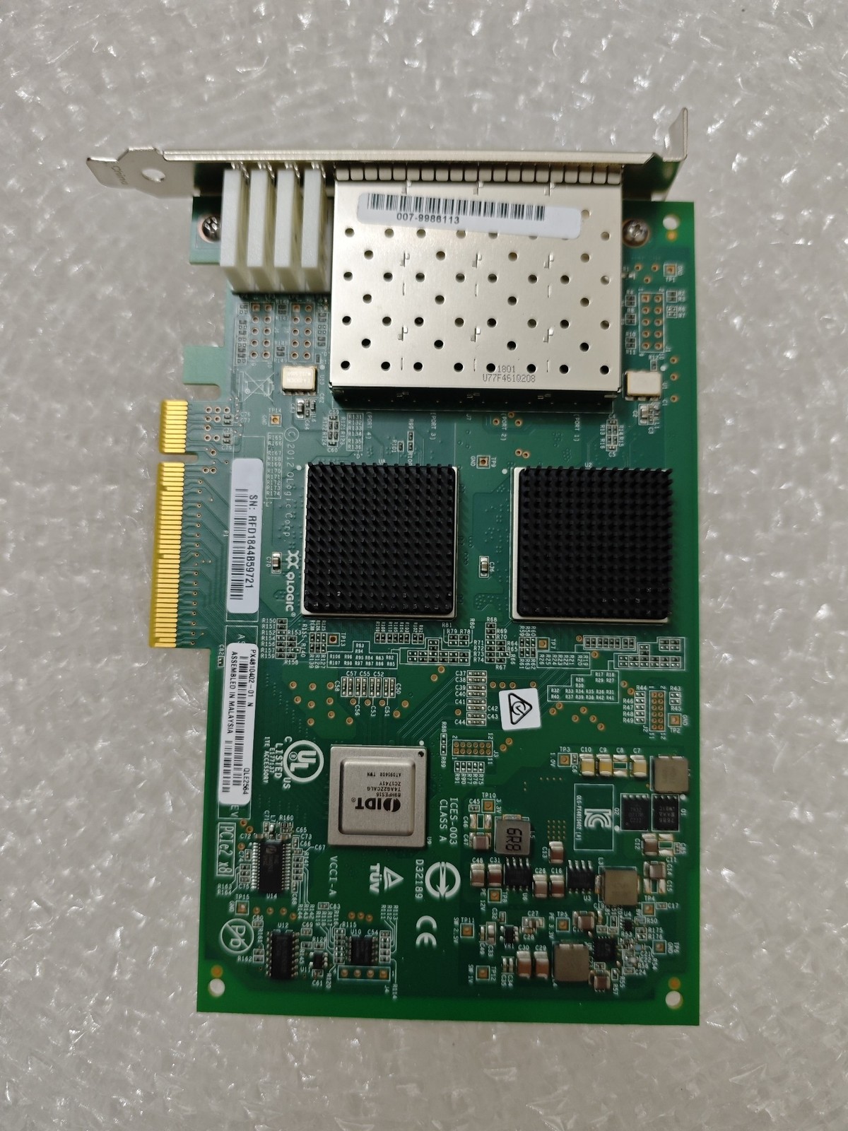 QLogic QLE2564 Quad Port 8Gb Fibre Channel HBA PCIe Card PX4810402-01