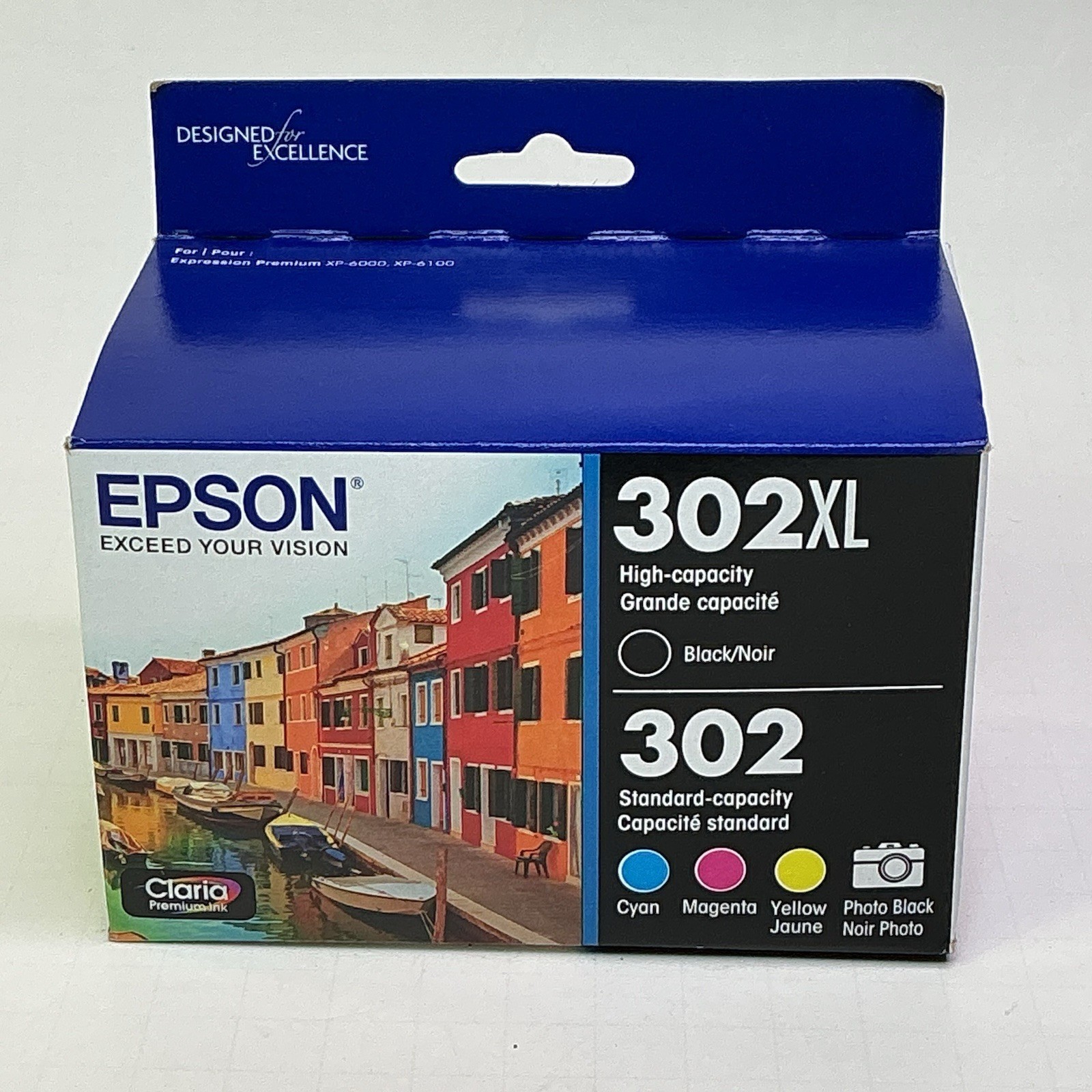 EPSON 302XL Black And 302 Color Ink Cartridge Combo Pack EXP 2026