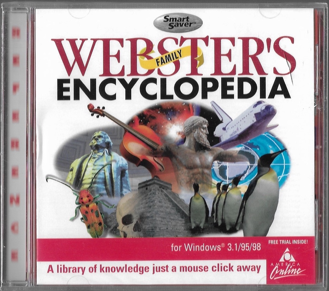  Smart Saver Webster's Family Encyclopedia (CD, 1997) Brand New Sealed