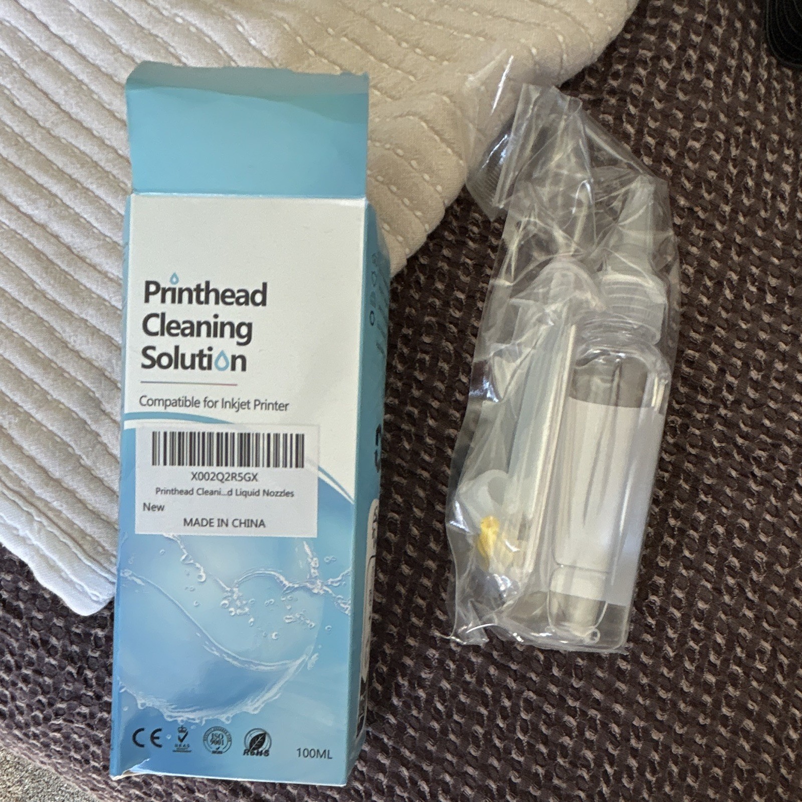 Inkjet Printer Printhead Cleaning Solution Cleaning Liquid 100mL