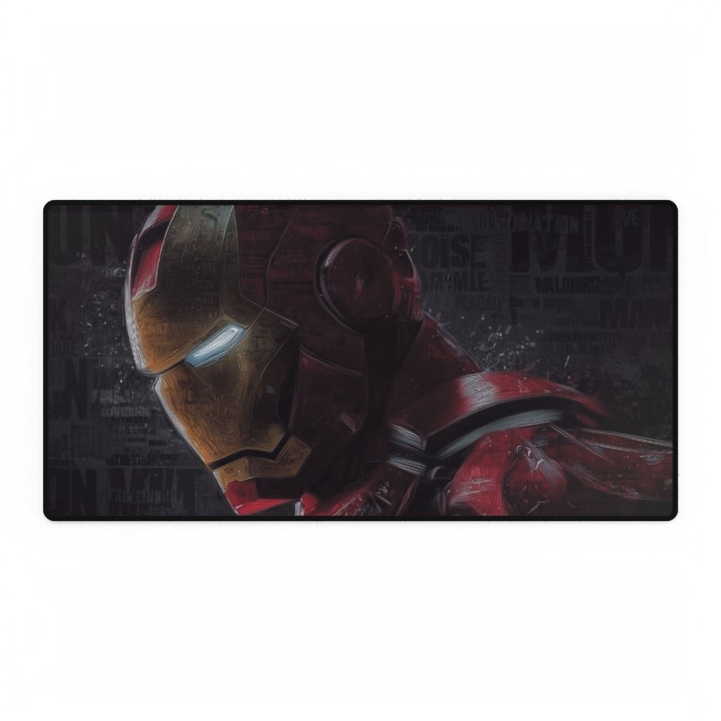 Marvel Comics Iron Man Profile Portrait Movie Logo Mouse Pad Desk Mats