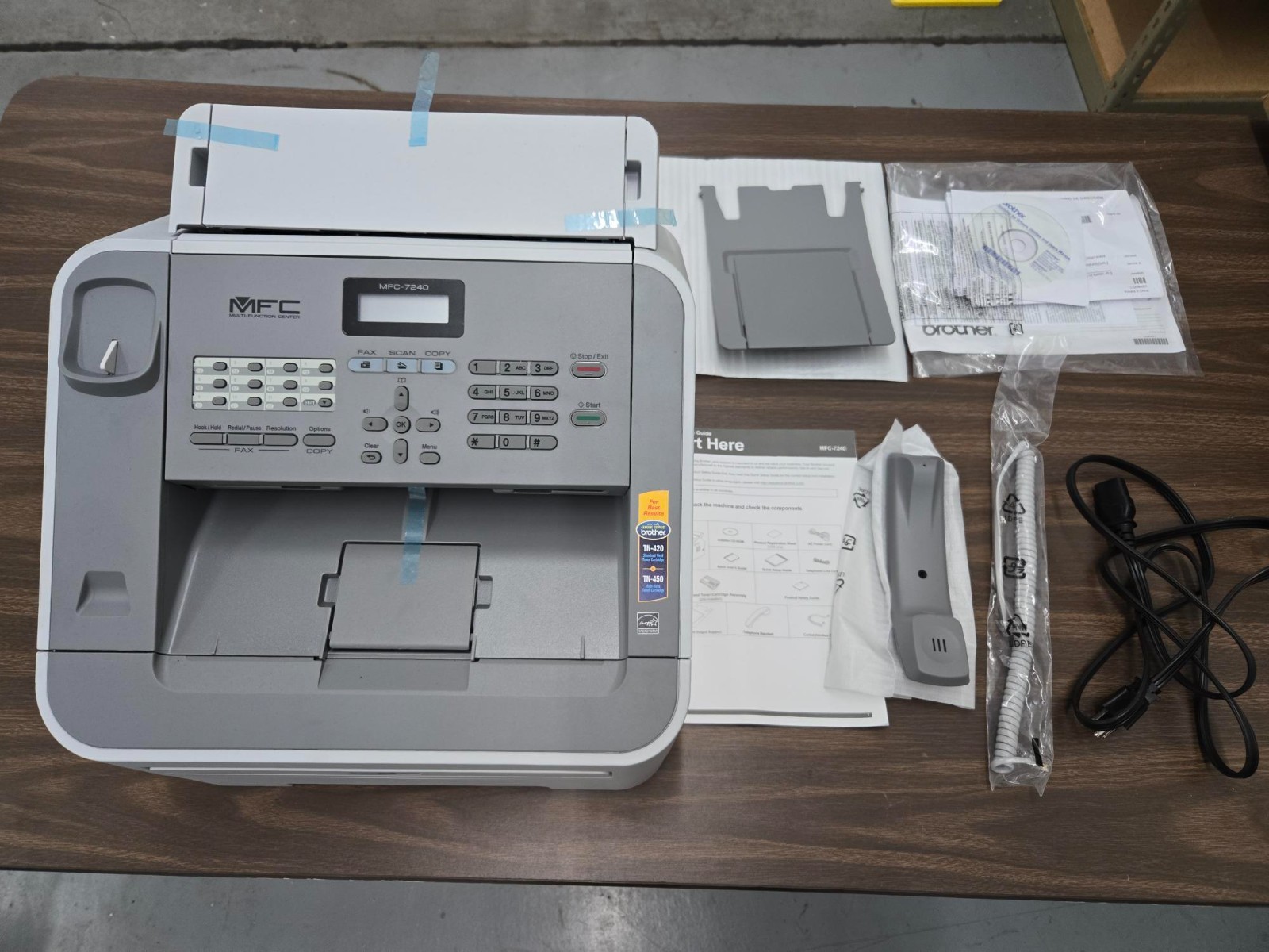 Brother MFC-7240 All-In-One Laser Printer Fax Scanner Copier NEW