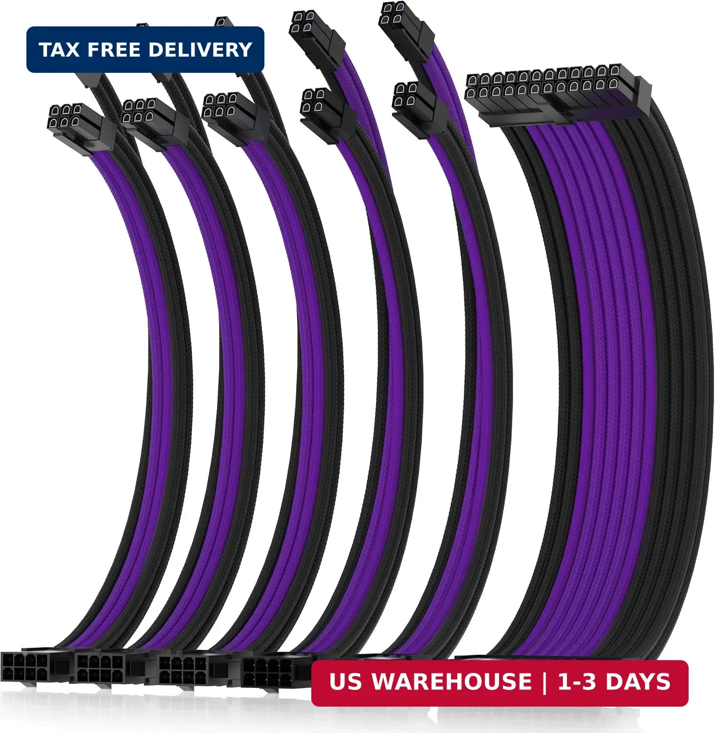 16AWG Pro Power Supply Sleeved Cable for Power Supply Extension Cable Wire Kit 1