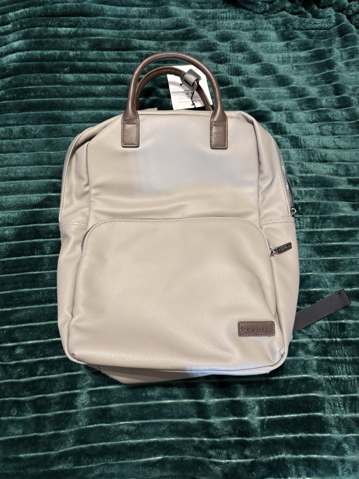 Bugatti Contrast Backpack / laptop bag Grey / Gray