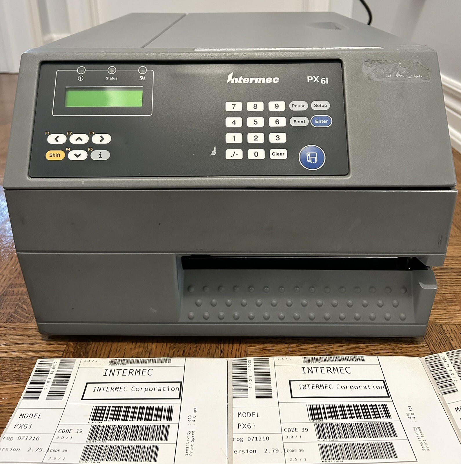 Intermec EasyCoder PX6i Direct Thermal Barcode Label Maker Printer LAN Serial