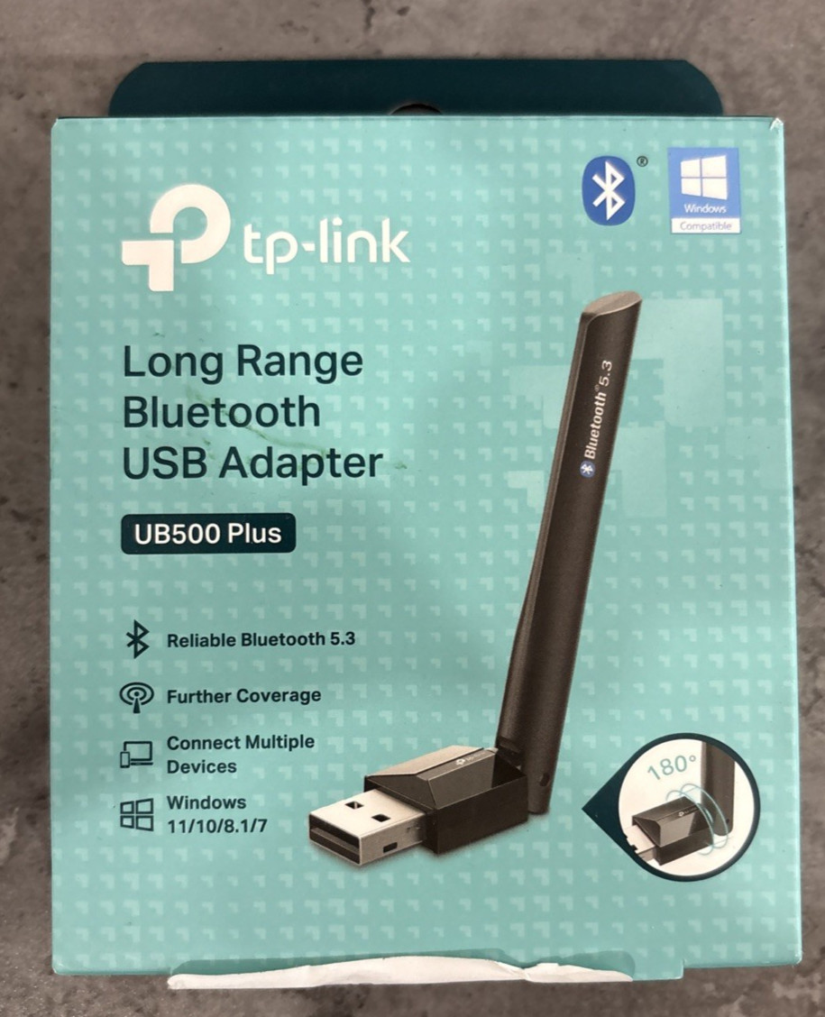 TP-Link Long Range USB Bluetooth Adapter PC, Bluetooth 5.3 USB Adapter, Adjustab