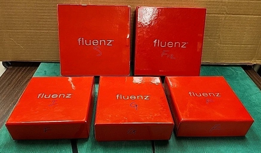 Fluenz Learn 3 Languages Complete Sets Disc Audio CD Rom French German Italian 