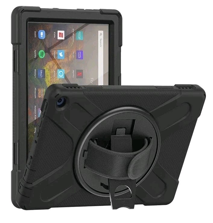 Saharacase Heavy Duty Case W/ Built In Screen Protector Amazon Fire HD 10(2021) 