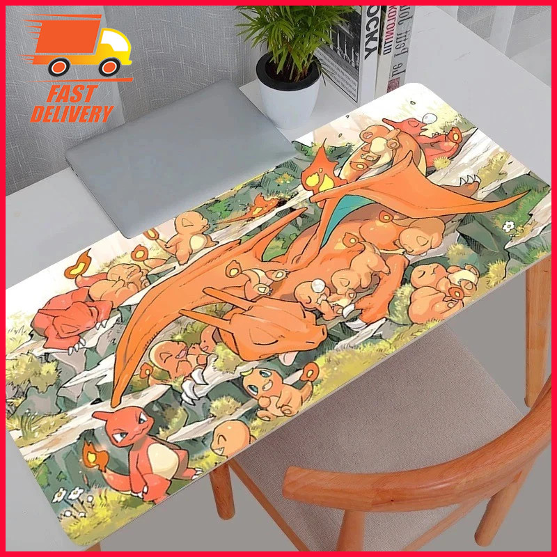 Chibi Charizard Mousepad - Pokemon Gaming Mat - Charizard Desk Mat AVP589