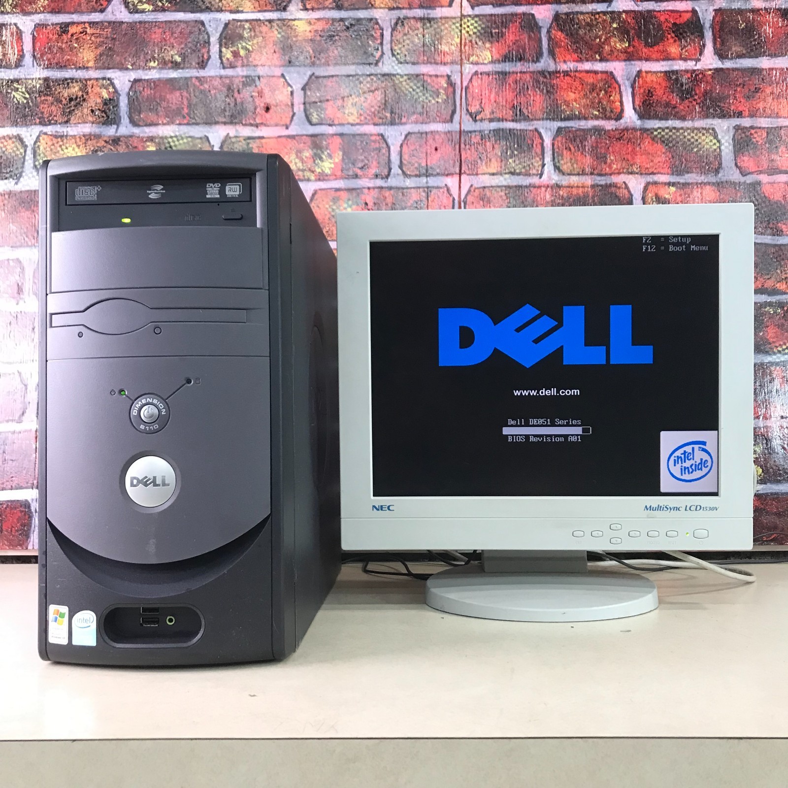 Dell Dimension B110 ATX PC Celeron 2.53GHz 512MB RAM No HDD (Retro Gaming)