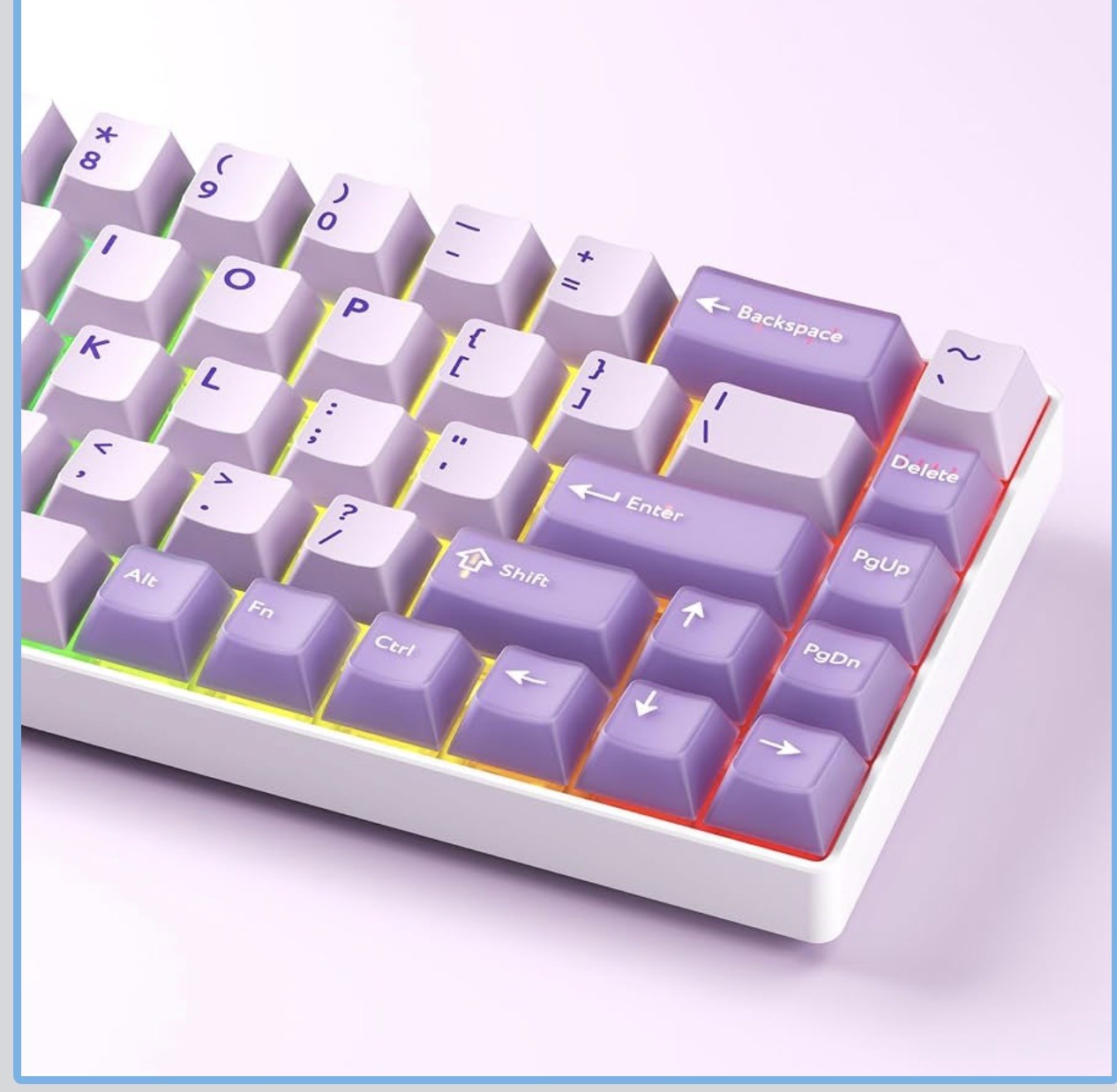 GMKWTL XVX Double Shot PBT Keycaps Set 216 Keys, Cherry Profile Custom Keyboard