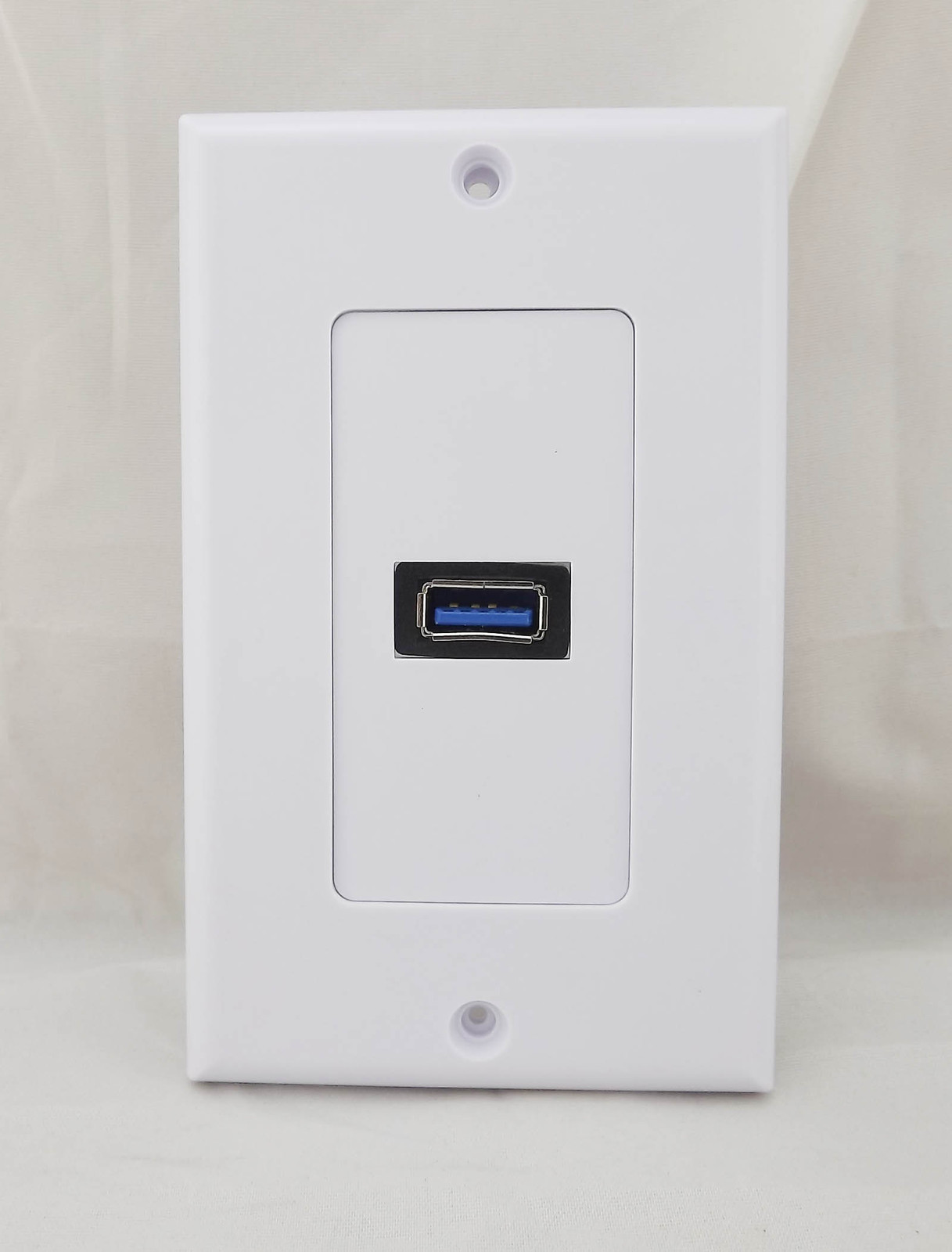 1x USB 3.0 Plug Outlet 1-Port Electric Socket Power Supply Wall Plate Face Panel