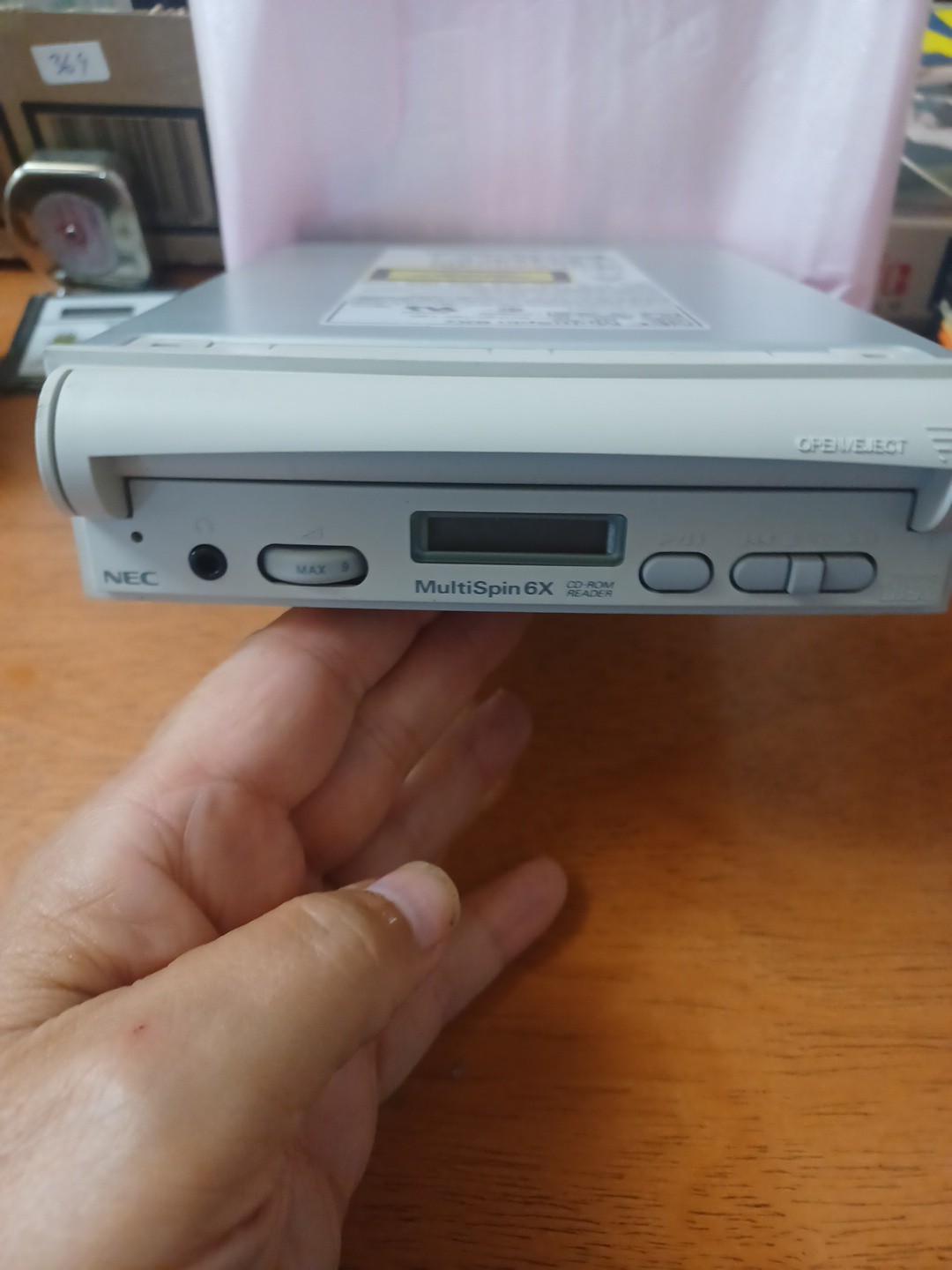 NEC Multispin 6Xi CDR-502 CD-rom Reader Vintage Compact Disc Internal Untested
