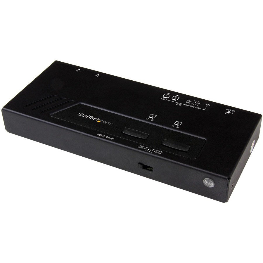 StarTech 2x2 HDMI Matrix Switch - 4K with Fast Switching and Auto-Sensing