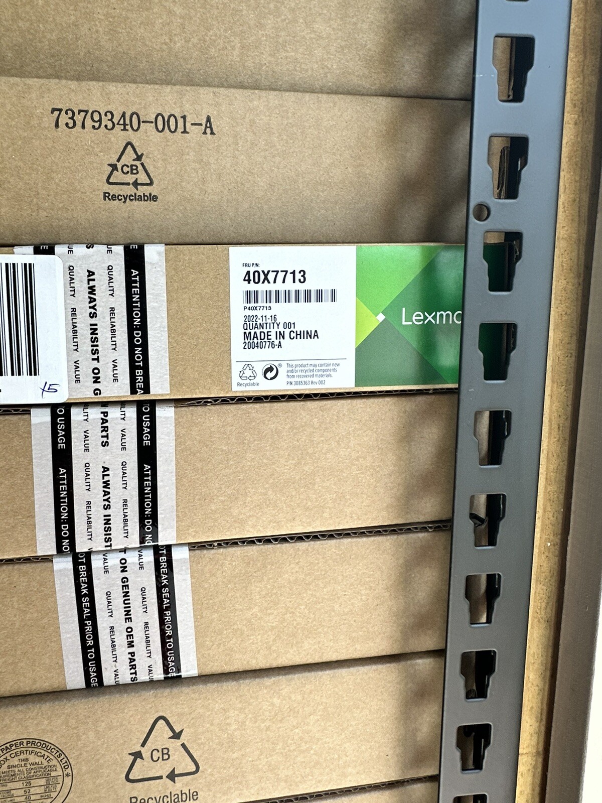 NEW SEALED OEM GENUINE LEXMARK 40X7713 SEPERATOR ROLLER