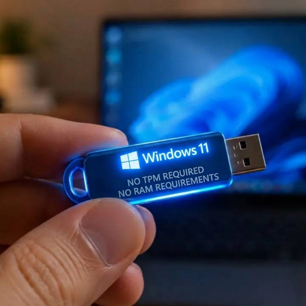Bootable Windows 11 26H2 USB Drive for Reinstall Windows No TPM Requirements