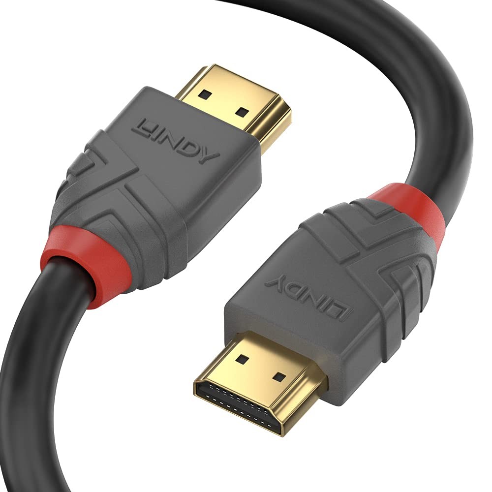 LINDY 36960 0.3m High Speed HDMI Cable, Anthra Line, Premium Design Ethernet, 4K