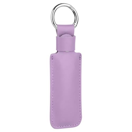 Microfiber Leather USB Flash Drive Case - Anti Lost USB Flash Light Purple