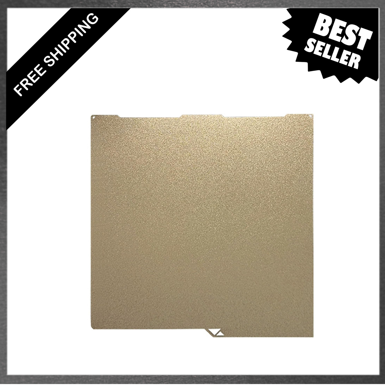 256x268mm PEI Sheet for 3D Printer, Double Sided Textured Bed Plate, Compatible